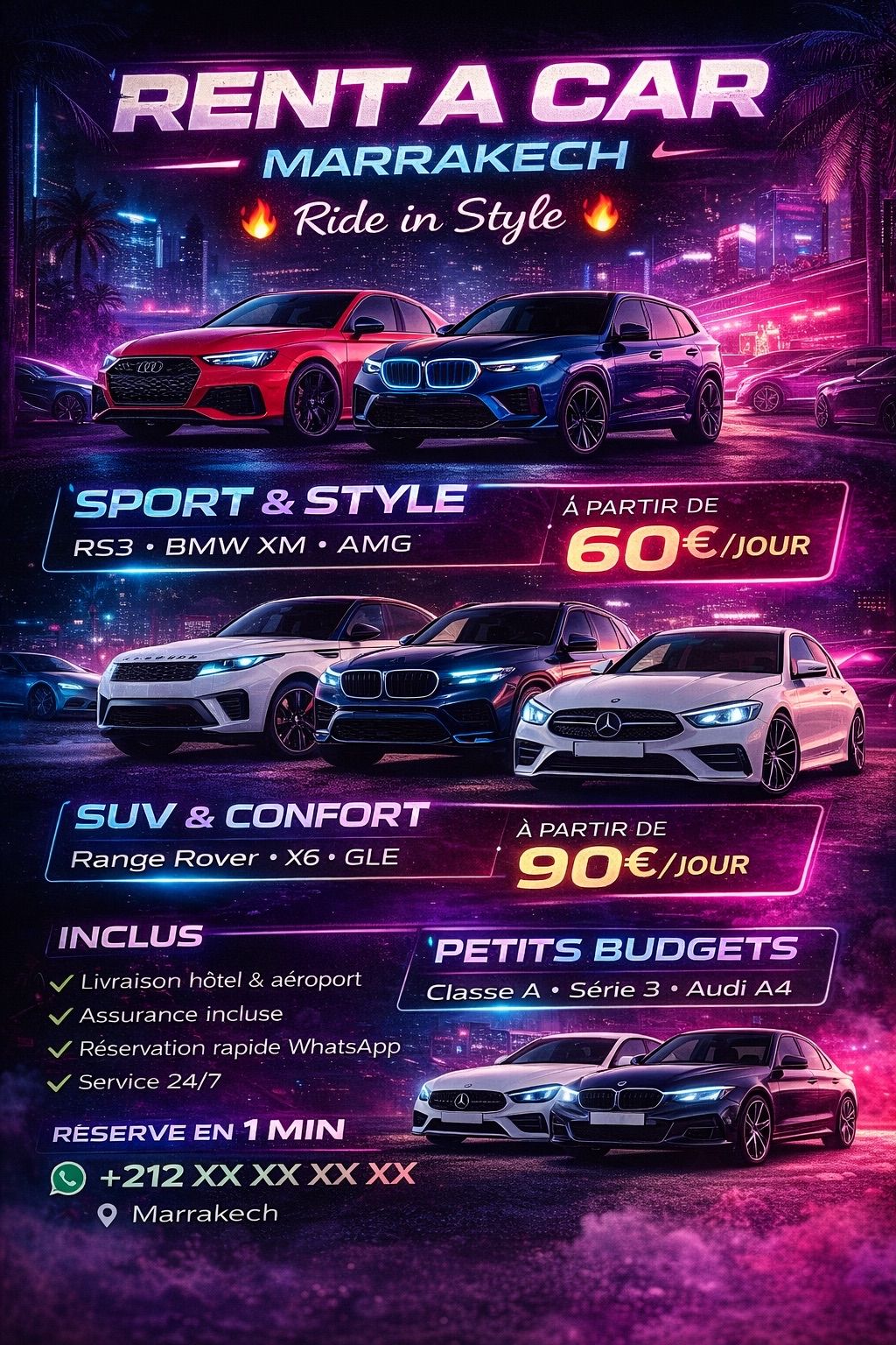 Flyer Location Voiture